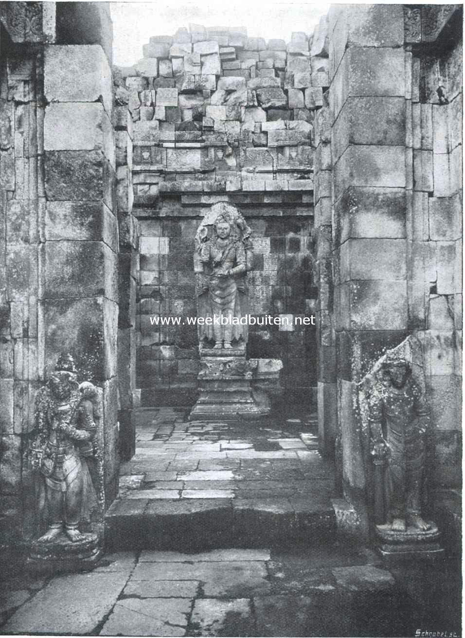 Van Java's tempelschoonheden. De tempel-runen van Parambanan. Sjiwa als Kala. In onherkenbaren verschijningsvorm en Mahdewa (de Groote God)