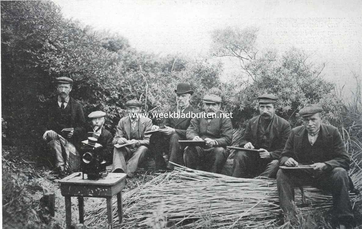 De duinen van Schouwen. Oefening in het Morse-seinen