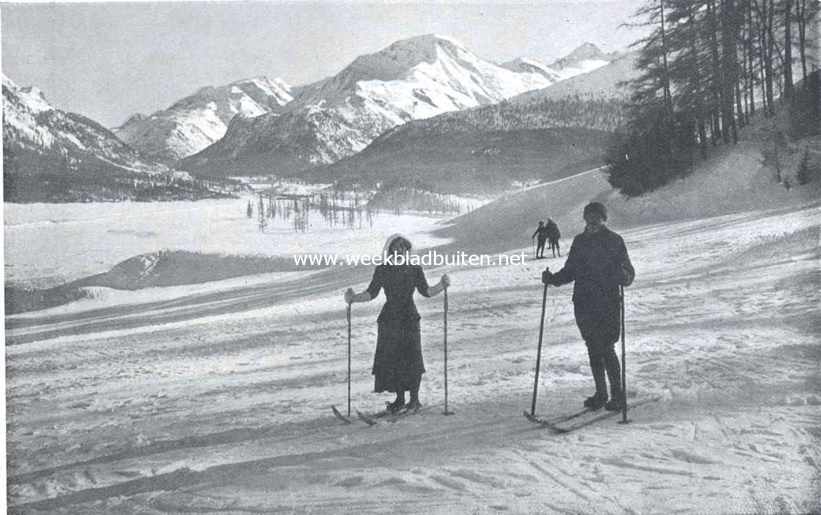 Een prachtig ski-veld te Samaden