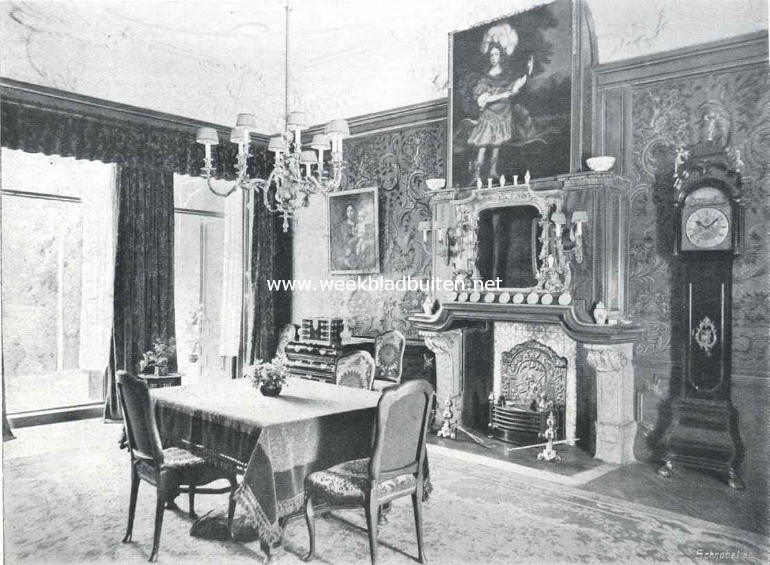 Het Oud-Prinsesse-Hof te Leeuwarden, de eetzaal