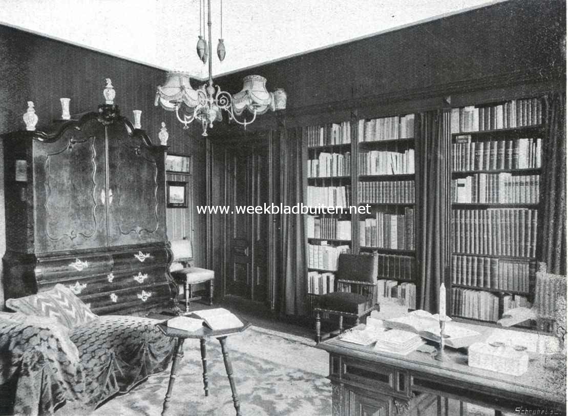 Het Oud-Prinsesse-Hof te Leeuwarden, de bibliotheek