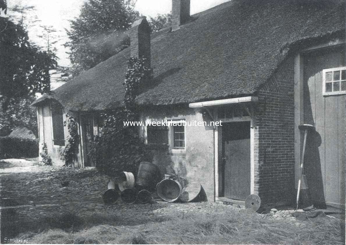 Het Gooi. Type eener Gooische boerderij
