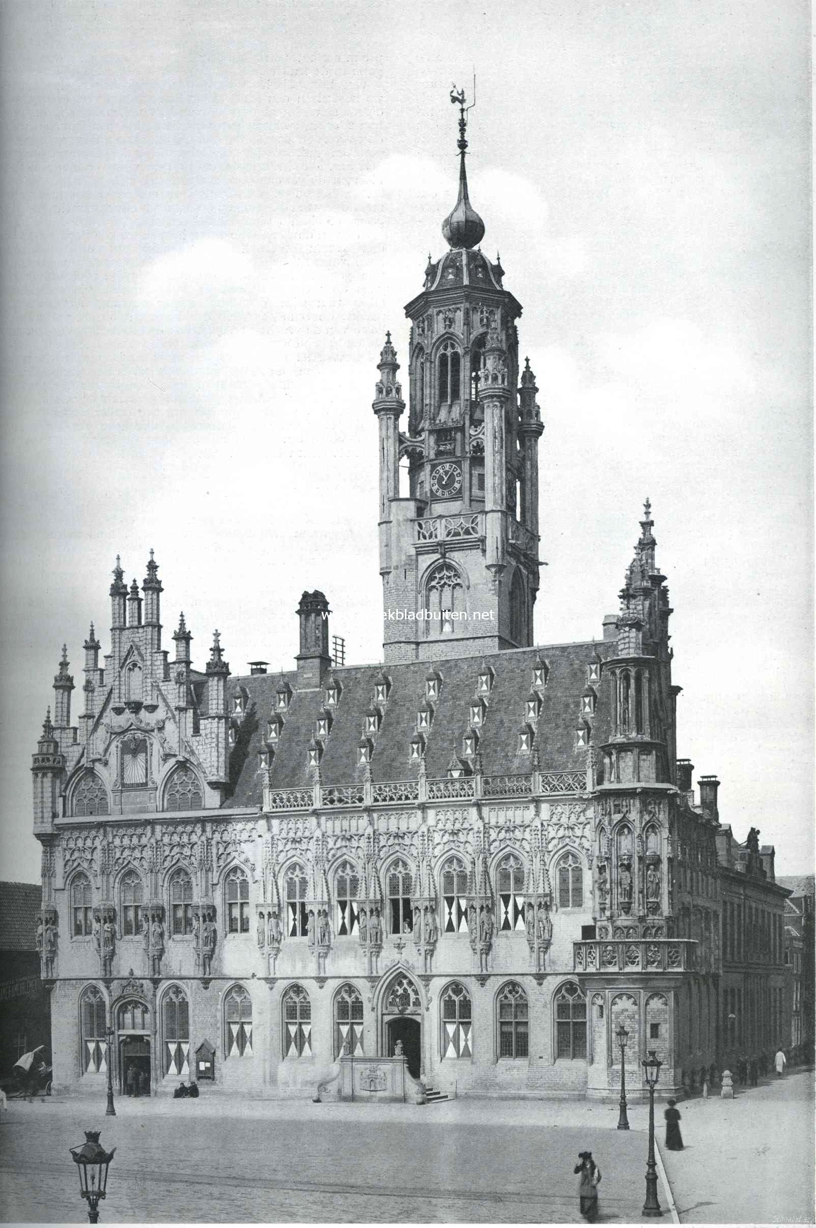 Het stadhuis van Middelburg.