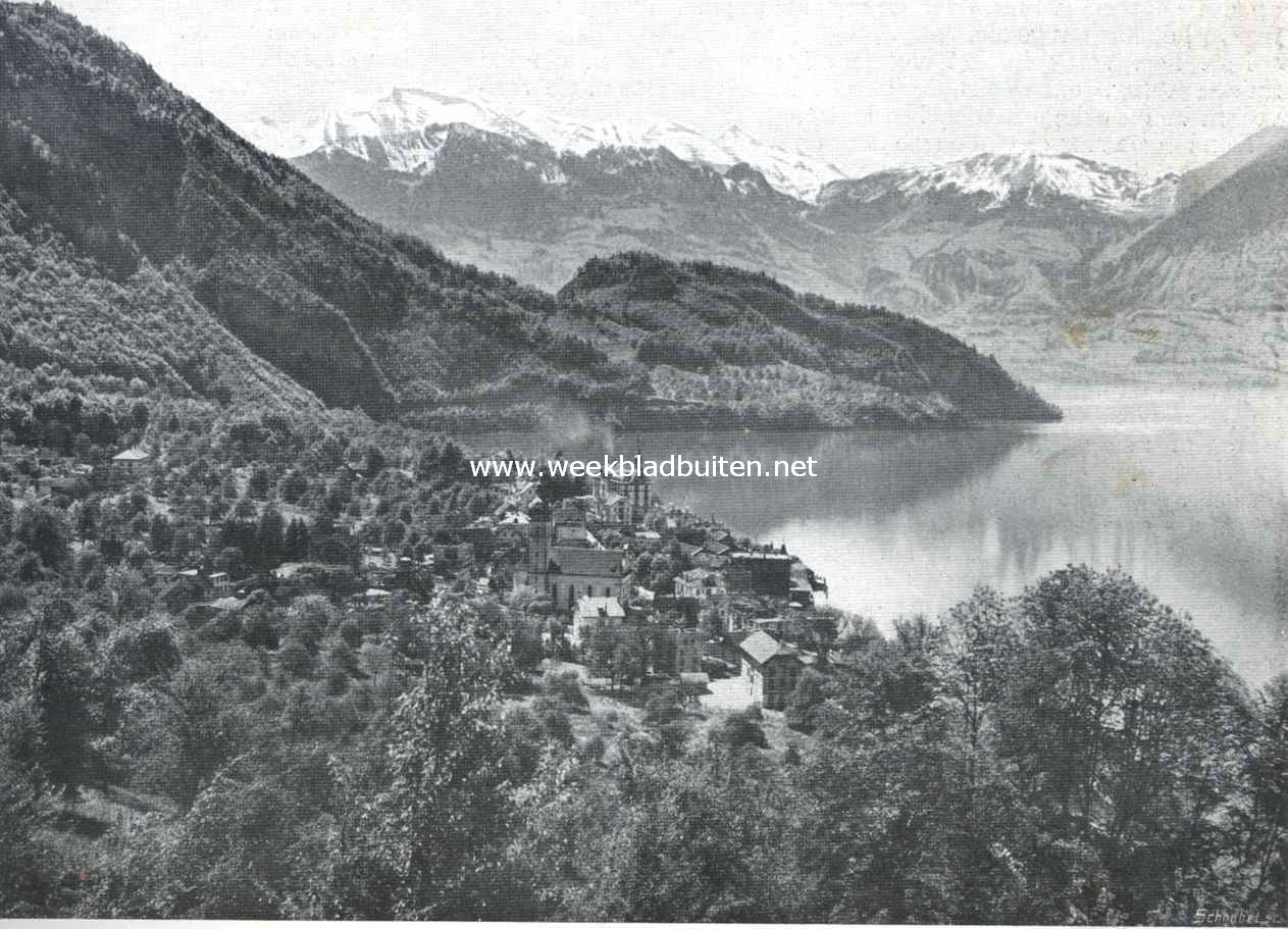 Vitznau aan den voet van de Rigi