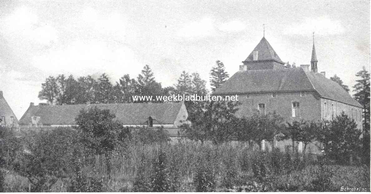 Kasteel Blitterswyck van uit den tuin gezien