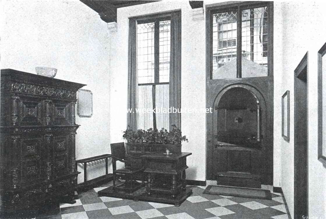 Het Rembrandt-huis. Het voorhuys