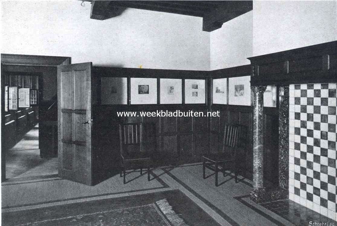 Het Rembrandt-huis. De schildercaemer, met een kijkje naar de kunstcaemer