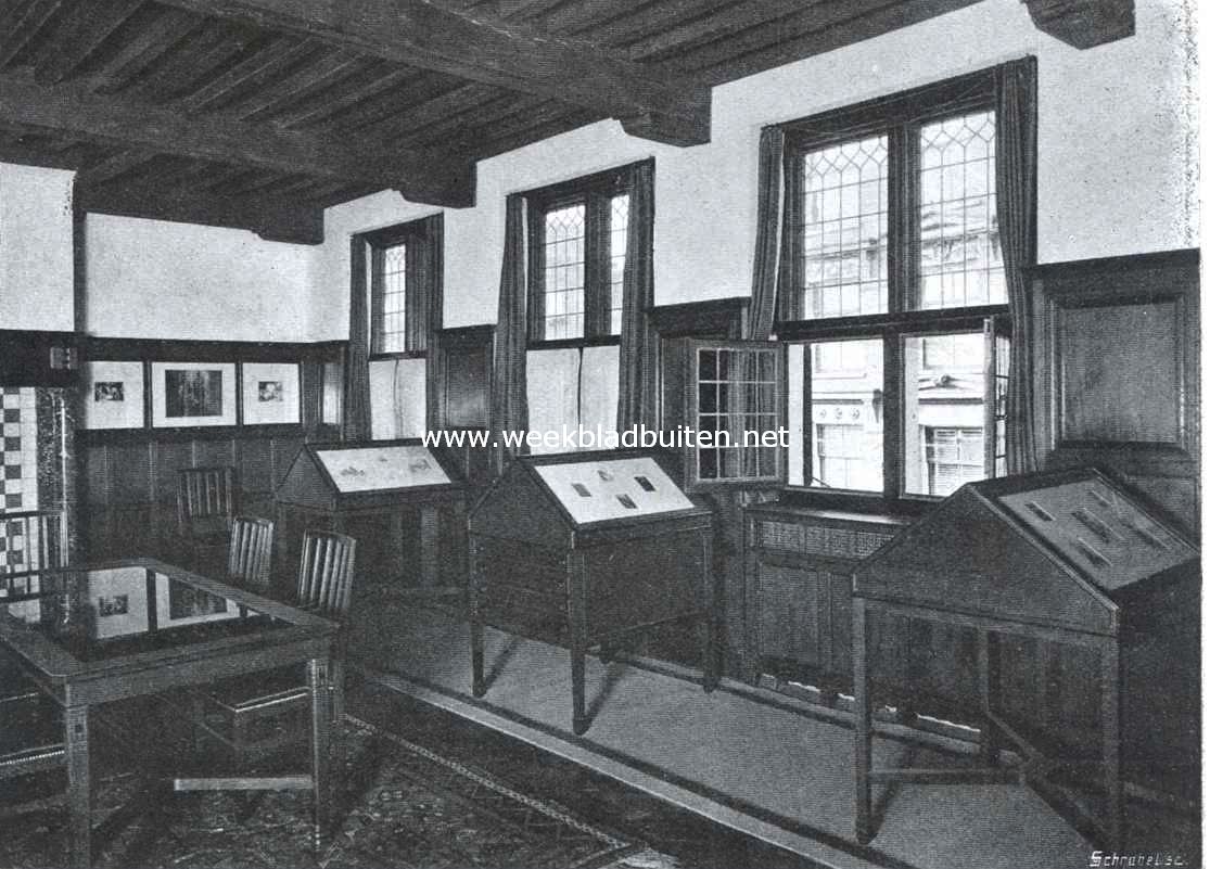 Het Rembrandt-huis. De schildercaemer, voorzijde