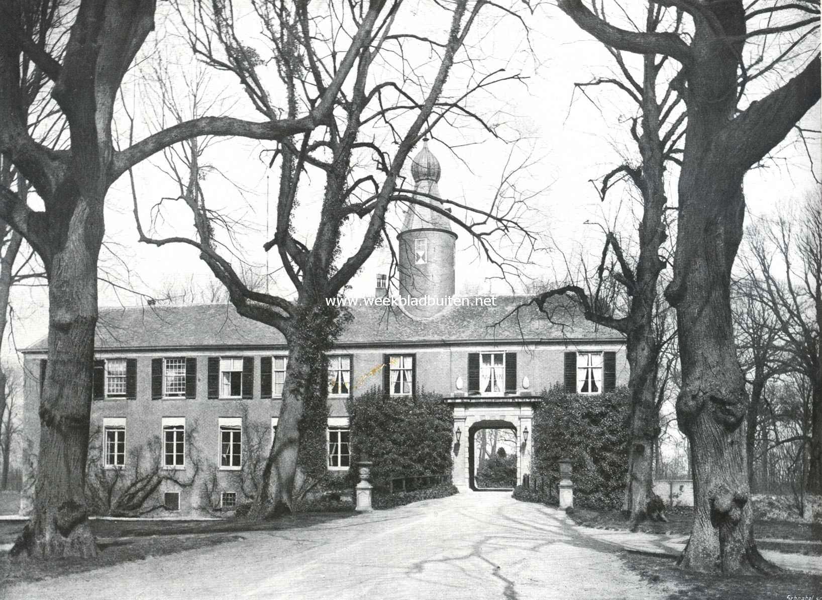 Assumburg en Marquette. Het kasteel Marquette. (Voorzijde)