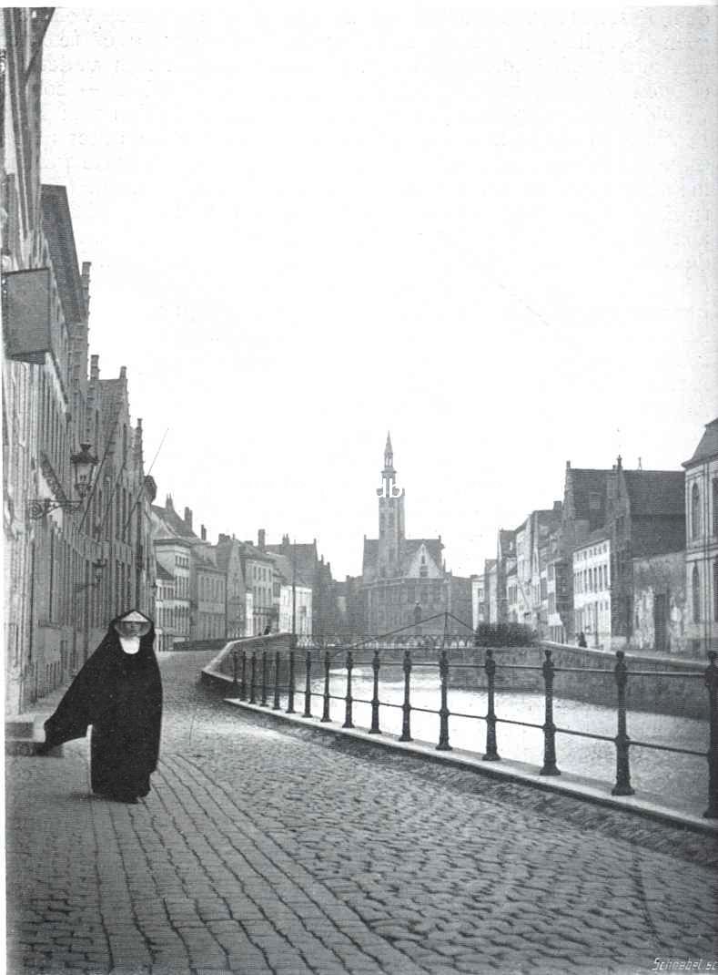 Brugge. Quai du Mirroir