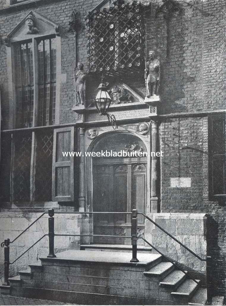 Nijmegen. Ingang Raadhuis