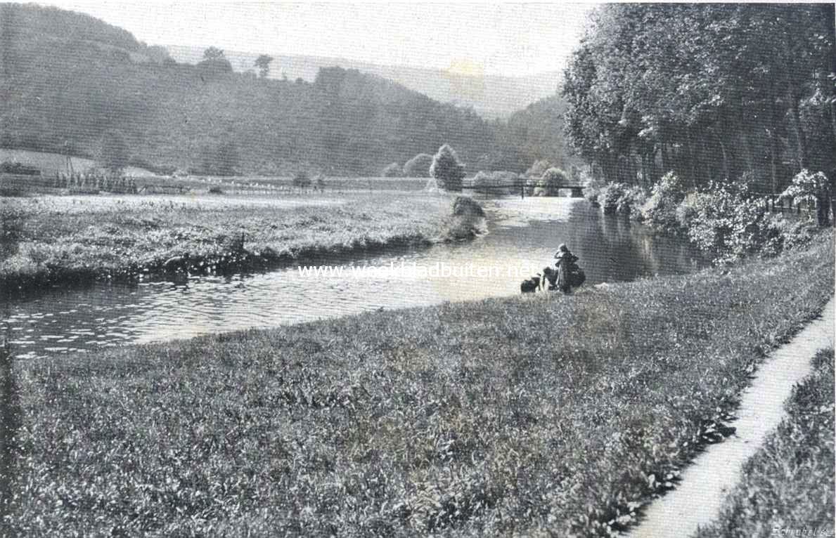 Sauerland. Forellenvisschers in de Vollme