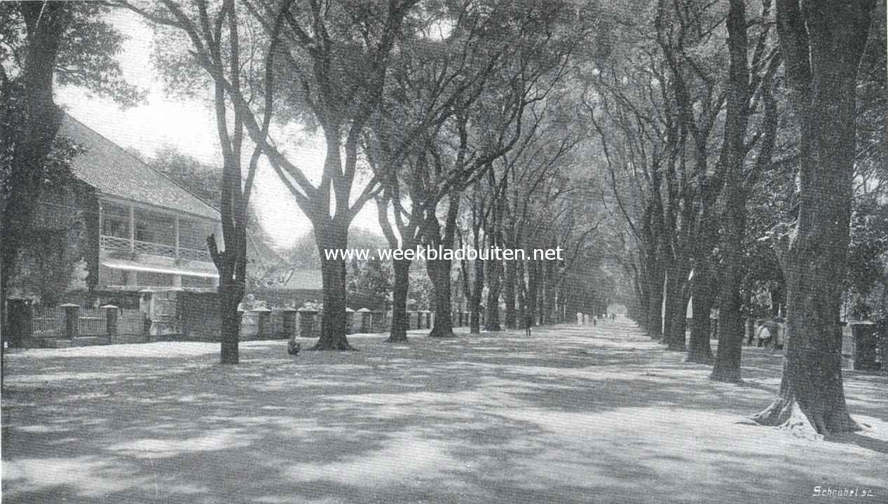 Makassar. Weg in Makassar
