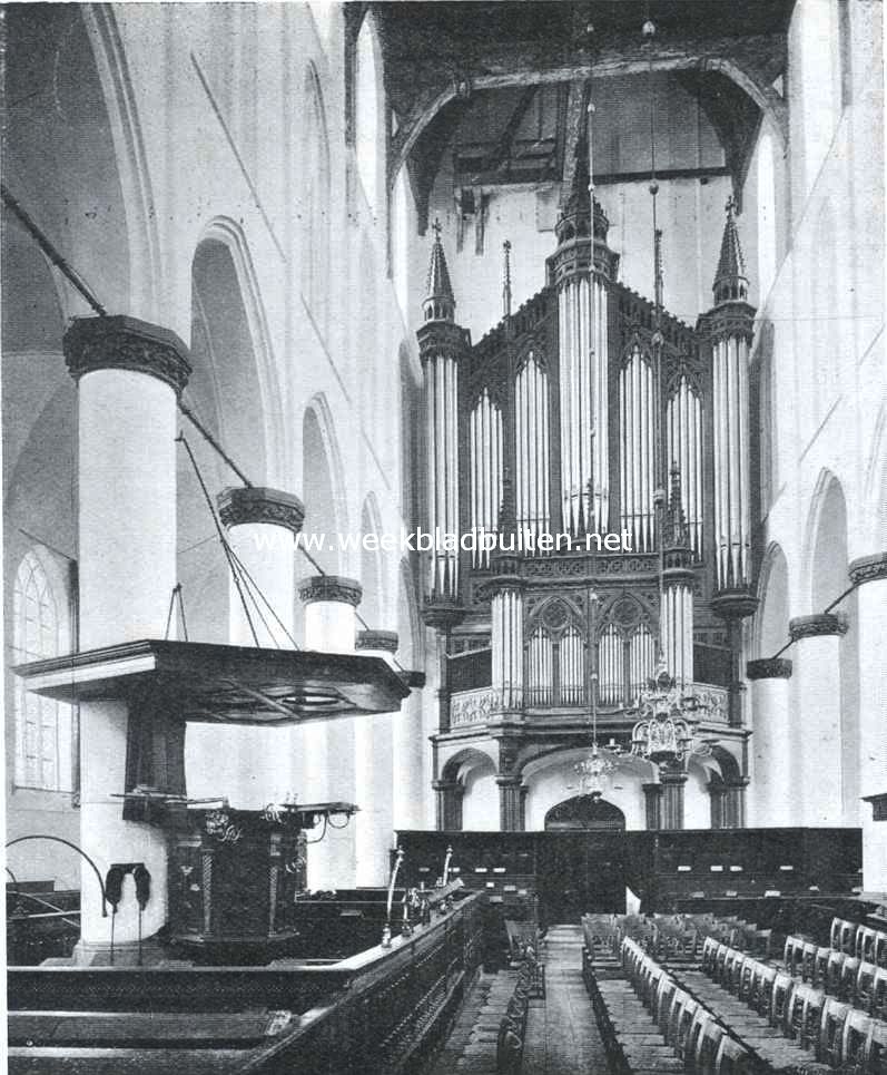 Naarden. Interieur der St. Vituskerk te Naarden