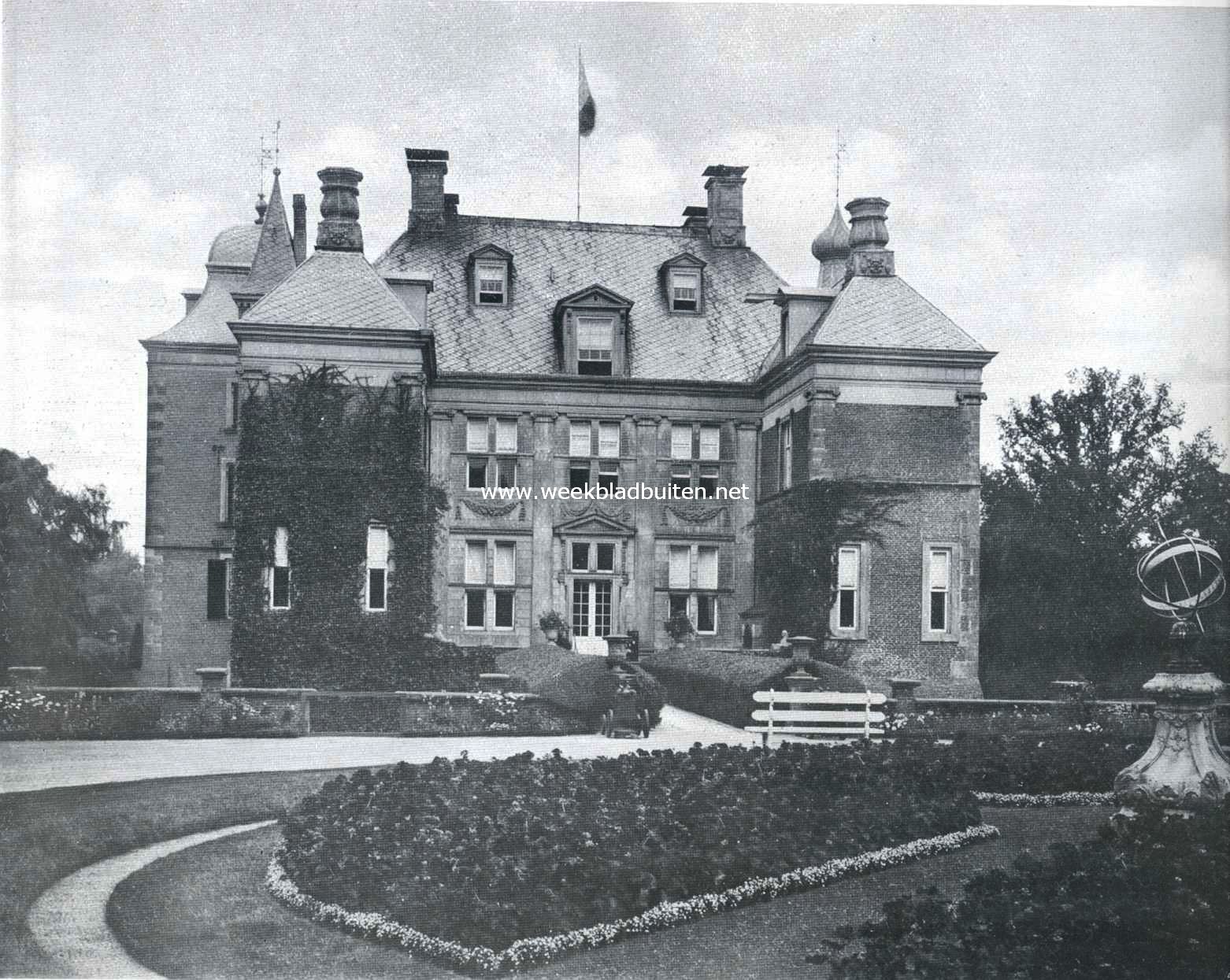 Het kasteel Weldam. Voorzijde