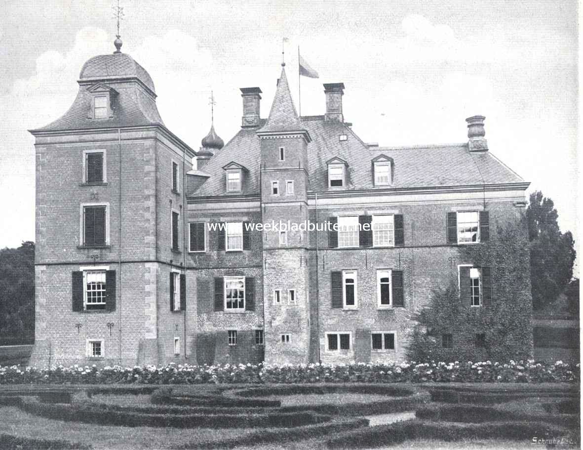 Het kasteel Weldam. Westzijde