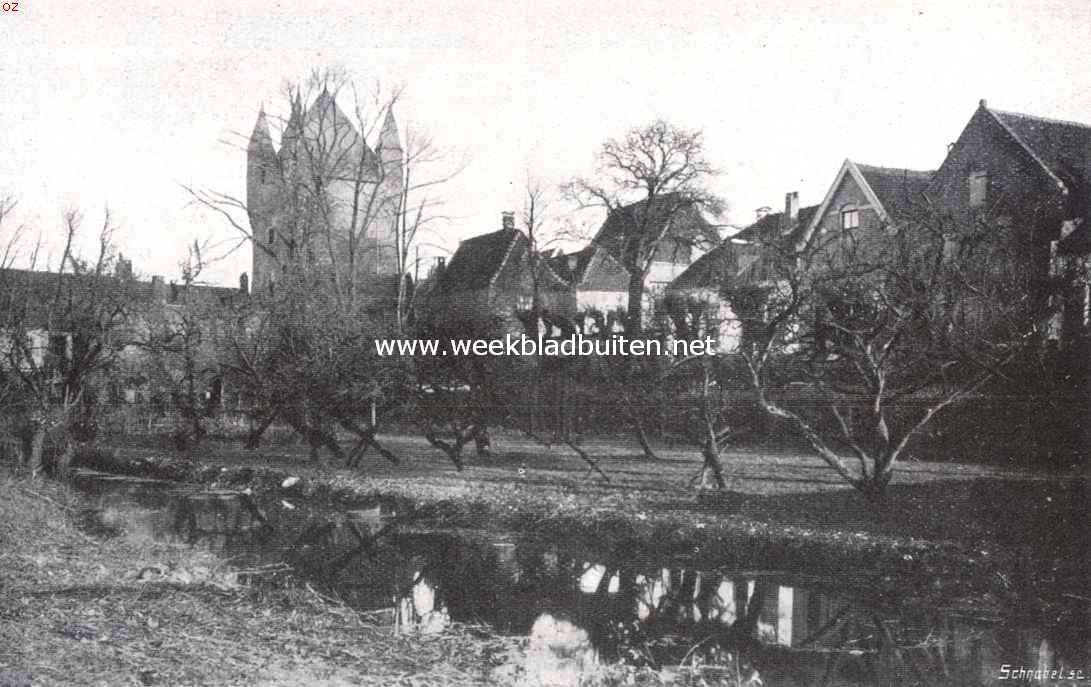 Hattem, een interessant Veluwsch stadje. Een oude wal met gezicht op de Dijkpoort