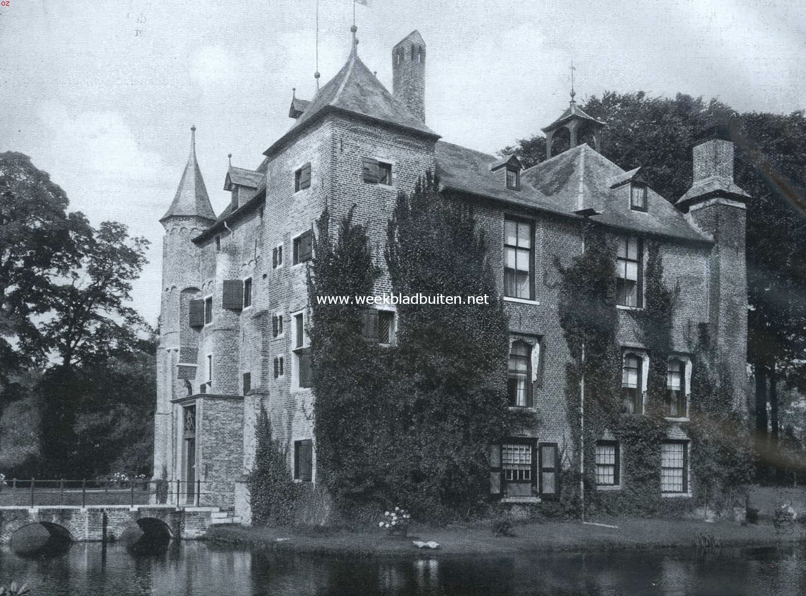 Het kasteel te Deurne. Zuidzijde