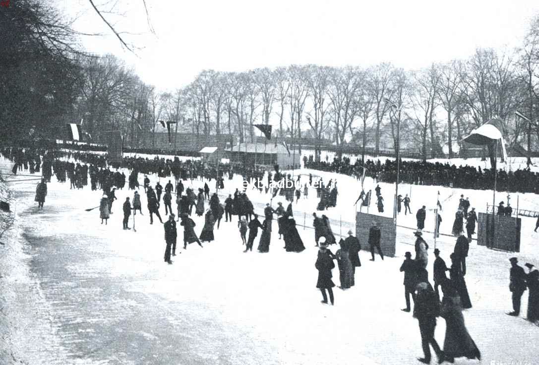 Ijsvermaak bij Leeuwarden