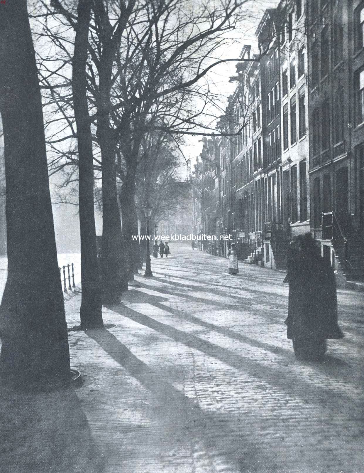 Zondagmorgen op het Singel te Amsterdam