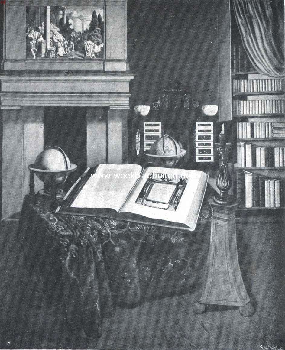 Jan van der Heyden. 1712-28 Maart-1912. Stilleven door Jan Van den Heyden, van 1711. In het bezit van de heer C.G. 't Hooft