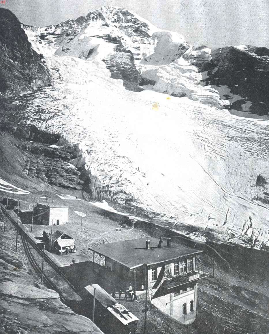 De Jungfrautunnel bij Jungfraujoch. Station 