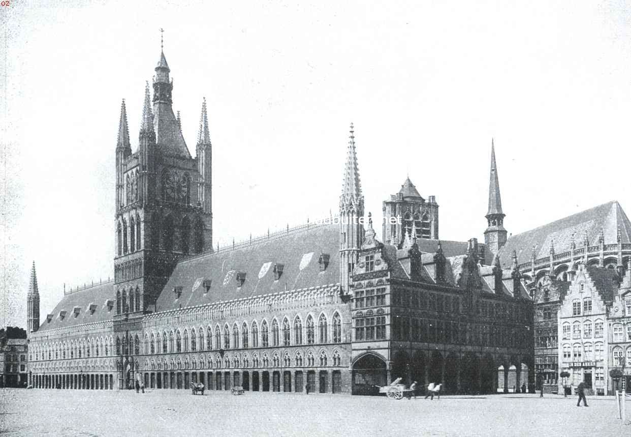 De Lakenhal te Yperen (West-Vlaanderen)