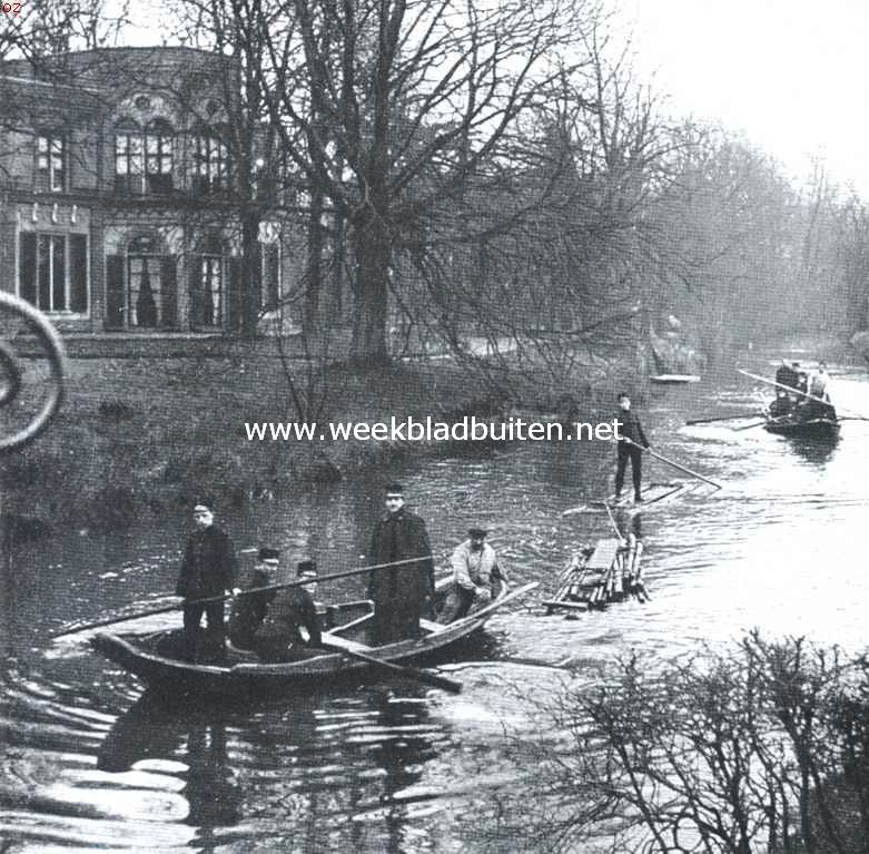 Oefening in het slaan van een brug over de Mark. 7. De vlotten nabij de zoogenaamde Duivelsbrug te Ginneken