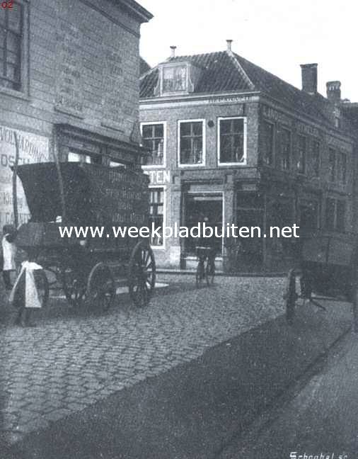 Woerden. Hoek Voorstraat waar het gevecht onder Kol. Tullingh plaats had