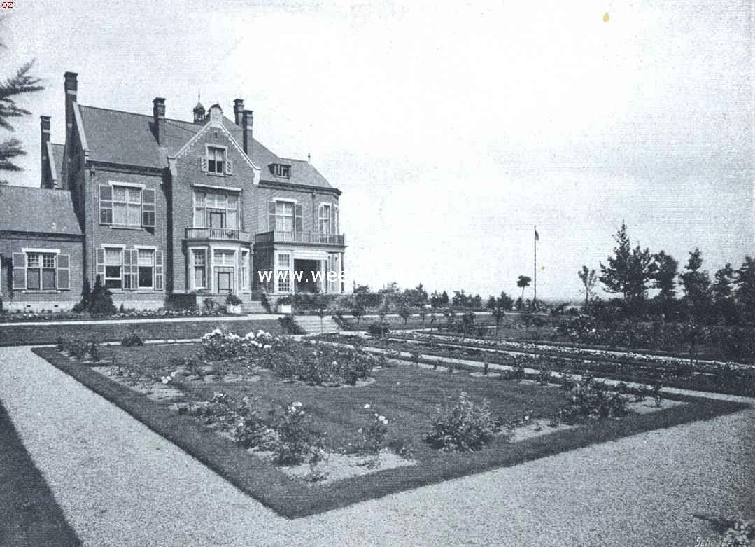 Het Spelderholt en zijn ontginningen. Gezicht op het Rosarium