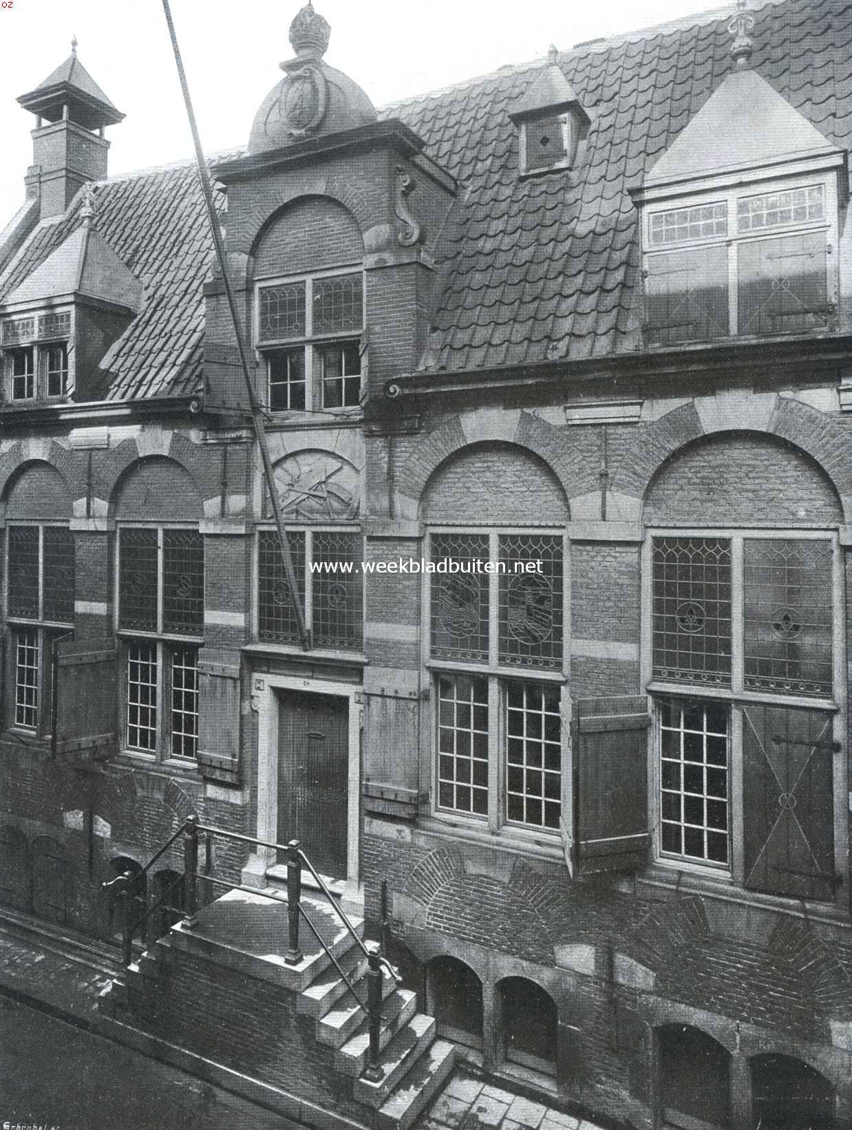 Het Korenmetershuisje op de Nieuwezijds kolk te Amsterdam