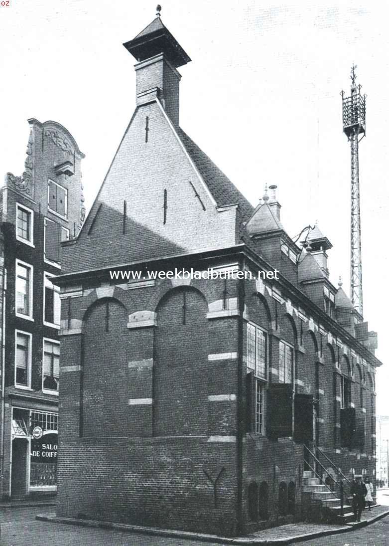 Het Korenmetershuisje te Amsterdam. Achterzijde