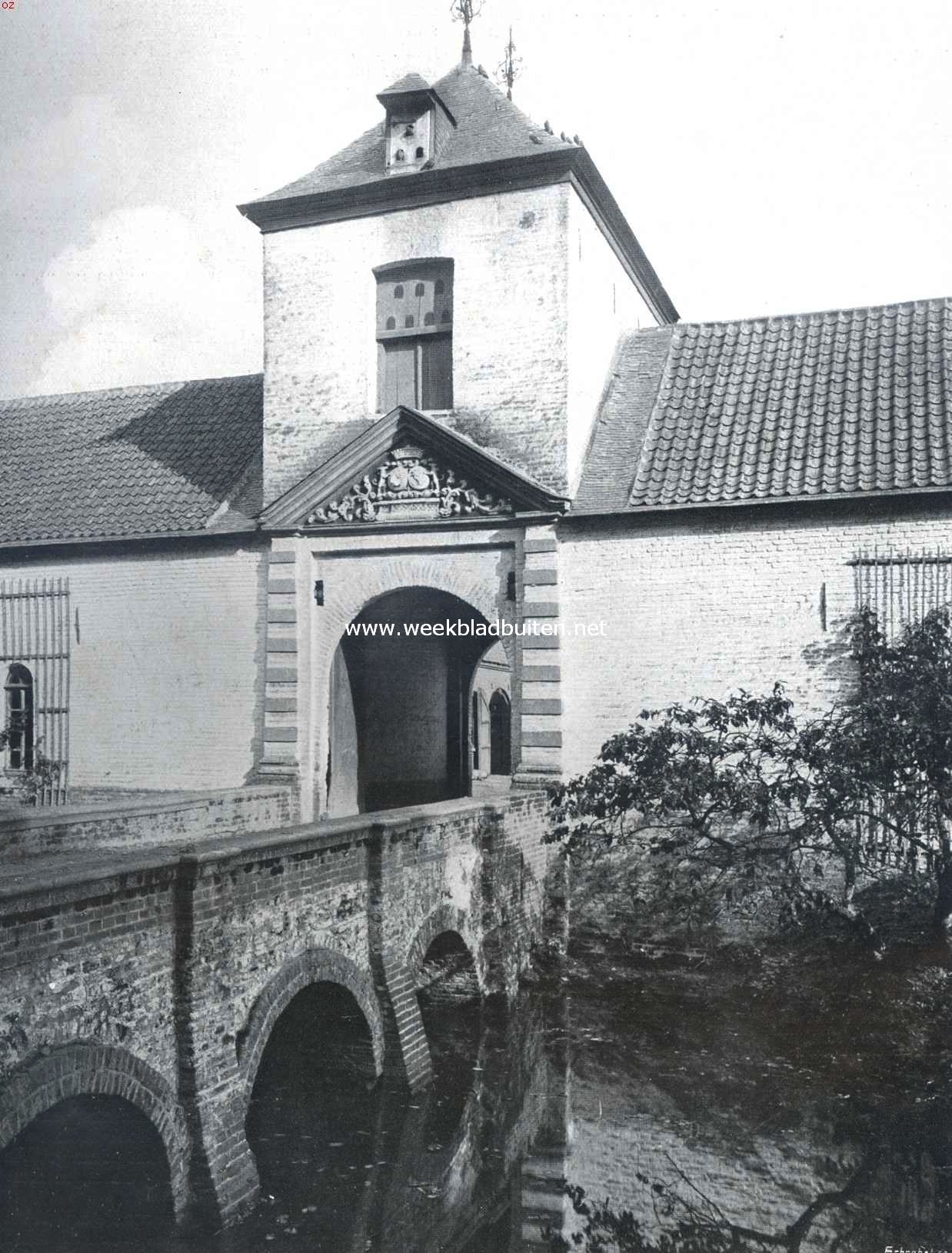 Het Huis Nieuwenbroeck onder Beesel (L.). Ingang
