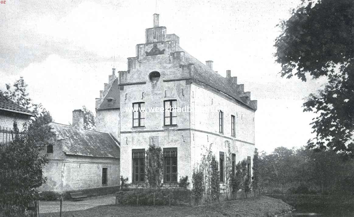 Het Huis Nieuwenbroeck onder Beesel (L.). Zijgevel