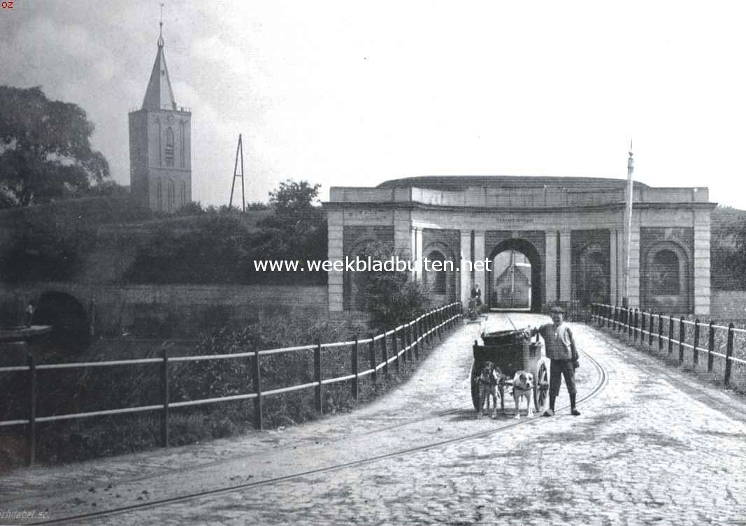 Uit Gooiland's hoofdstad. De Amsterdamsche Poort te Naarden