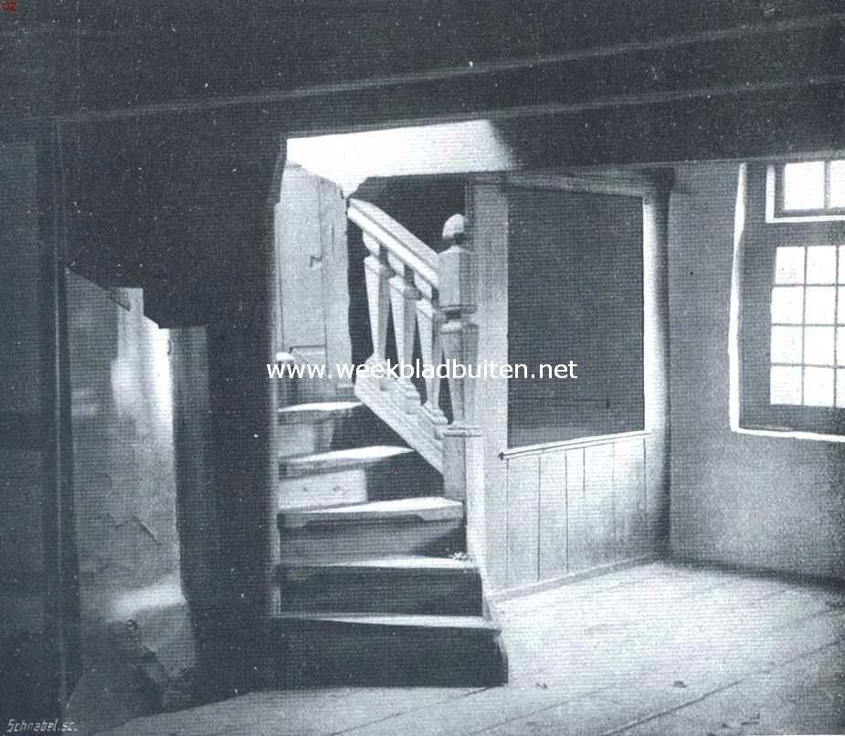 Uit de Lekstreek. Nieuwpoort. Interieurtje van een zeer oud huis te Nieuwpoort