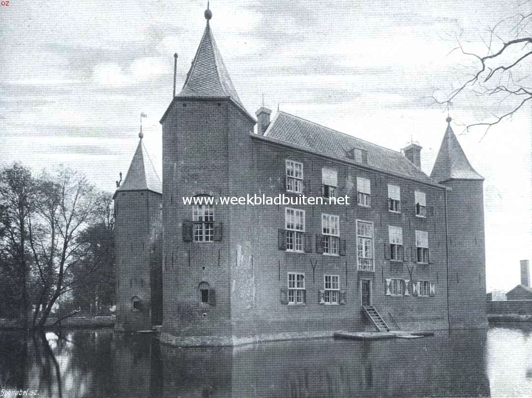 Het Kasteel Nederhorst. Achterzijde