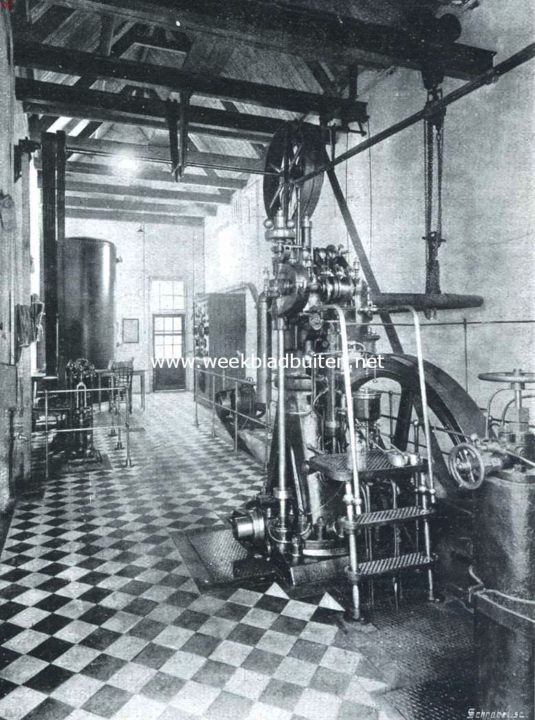Het Kasteel Nederhorst. De machinekamer