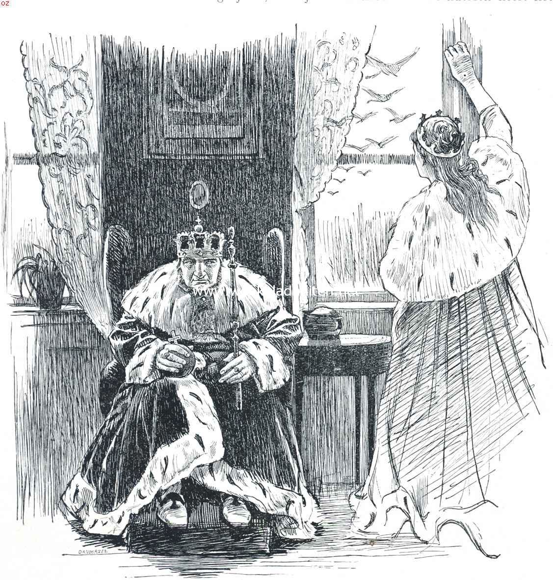 Andersen en zijn sprookjes. IV. Plicht en Toewijding. De elf Prinsen, veranderd in 