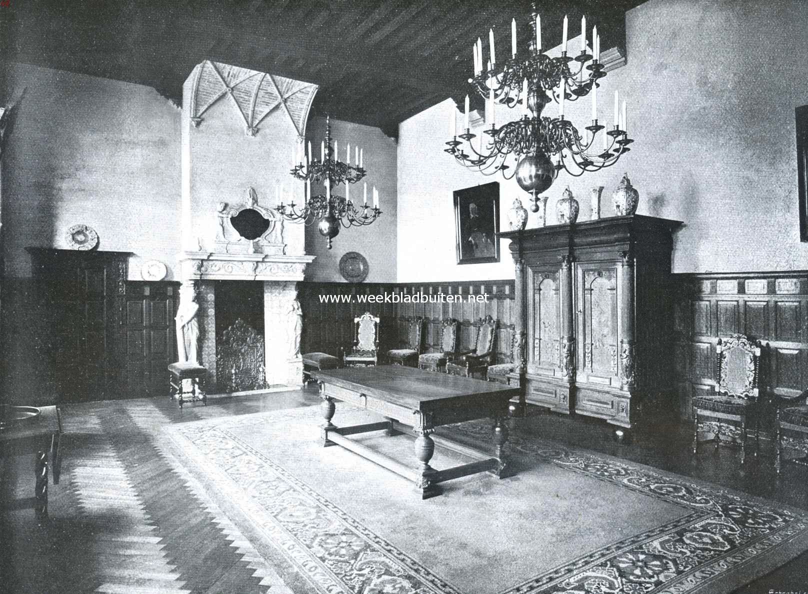 Heringa-State en het Popta-Gasthuis te Marsum bij Leeuwarden. Heringa-State. De Groote Zaal