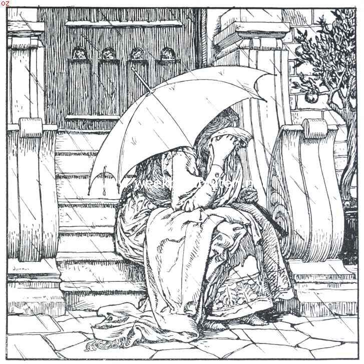 Andersen en zijn sprookjes. VI.  Van Koningen en Prinsessen. . Och, mijn lieve Augustijn, alles is weg. (De Varkenshoeder)