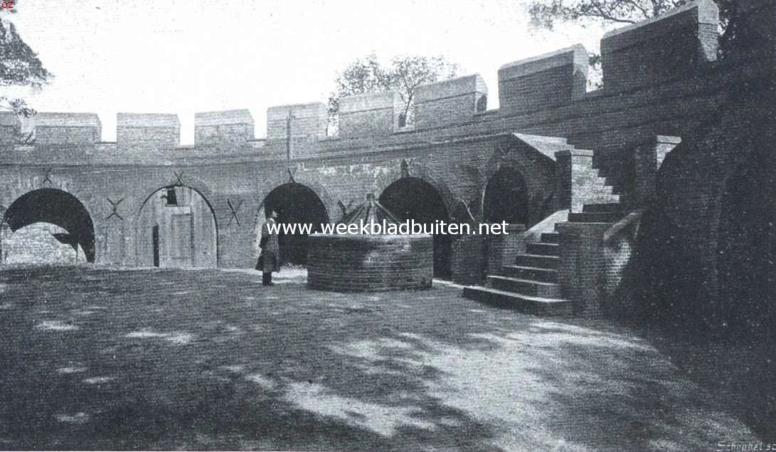 De burcht te Leiden. Binnen de muren van den Leidschen burcht