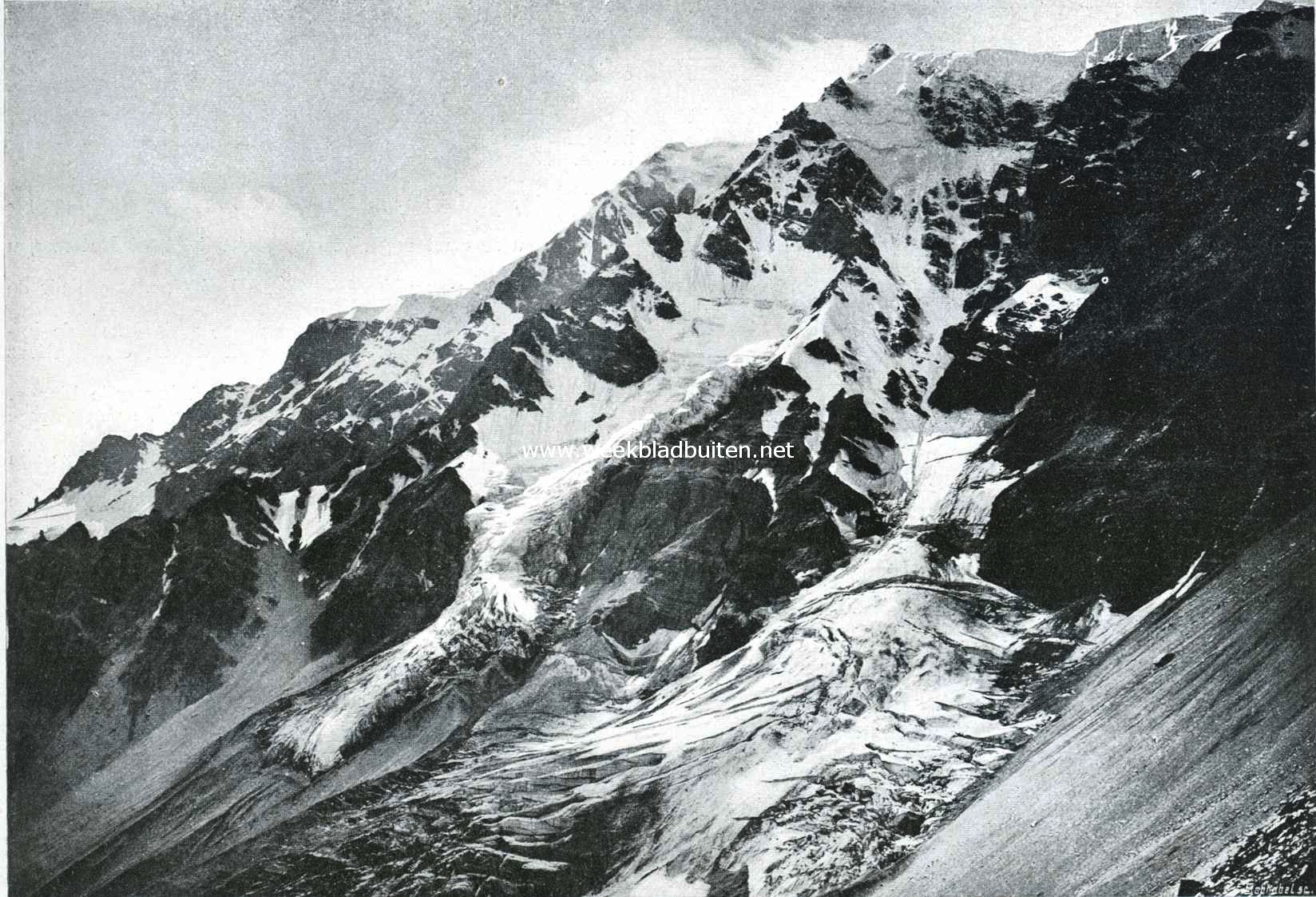 De Ortler (3902 M.) met Markgrat, gezien van den Tabarettawand