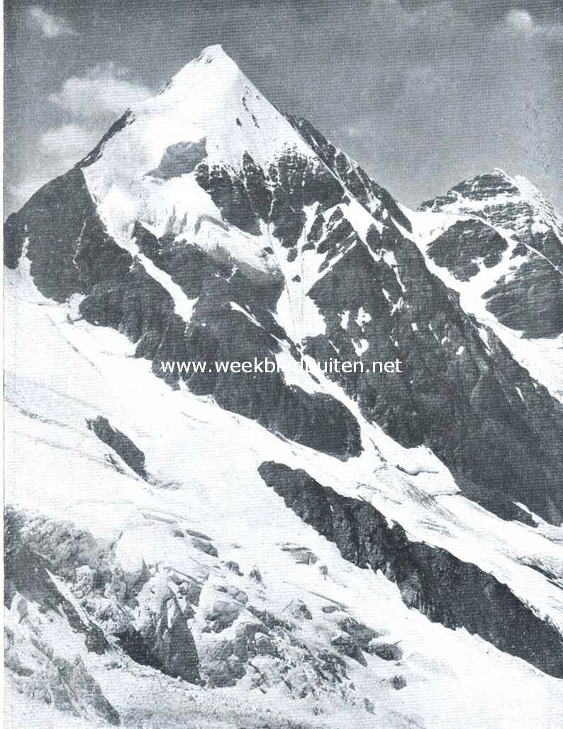De Knigspitze (3857 M.), gezien van de Eisseepass