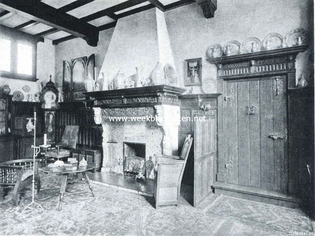 Het slot van Zeist. Oud-Hollandsche kamer in den linkervleugel