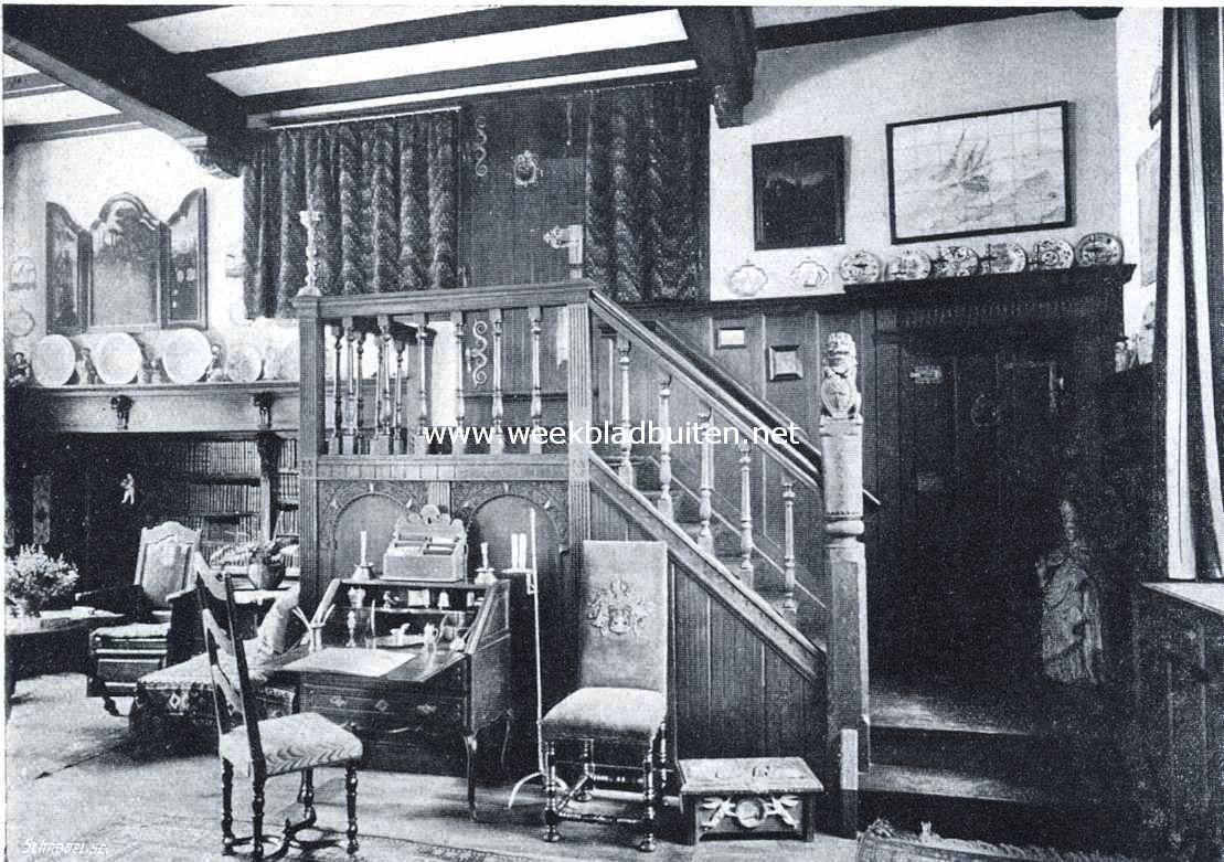Het slot van Zeist. Oud-Hollandsche zitkamer. (Linker slotvleugel)