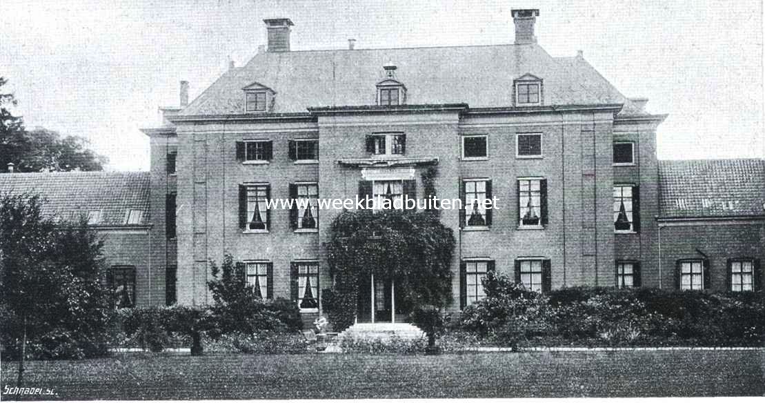 Het slot van Zeist. Achterzijde