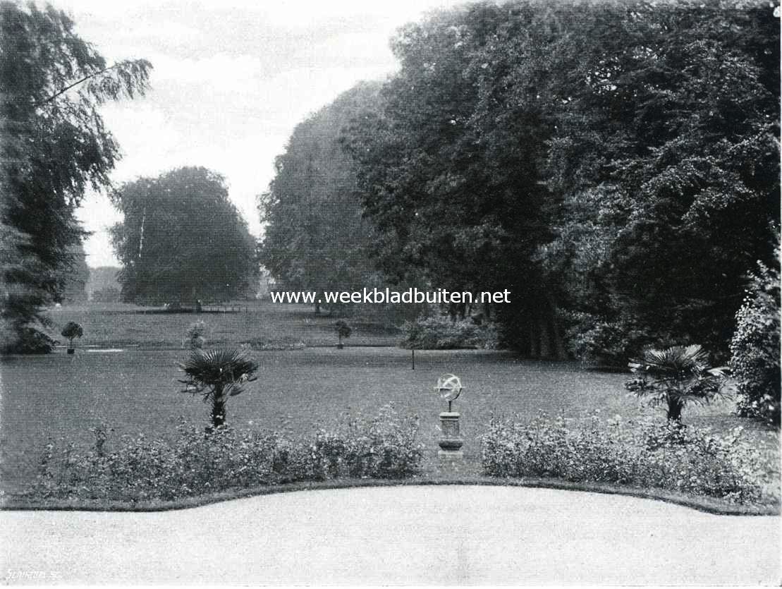 Het slot van Zeist. In het slotpark