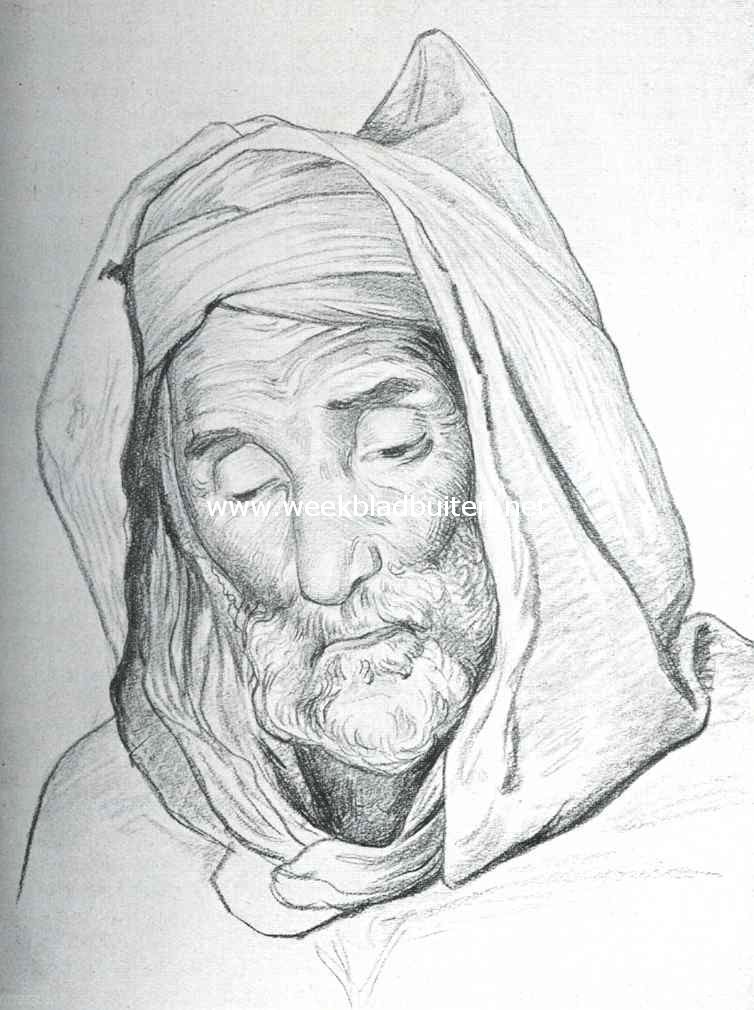 Herinneringen uit een woestijnland. Oude Arabier