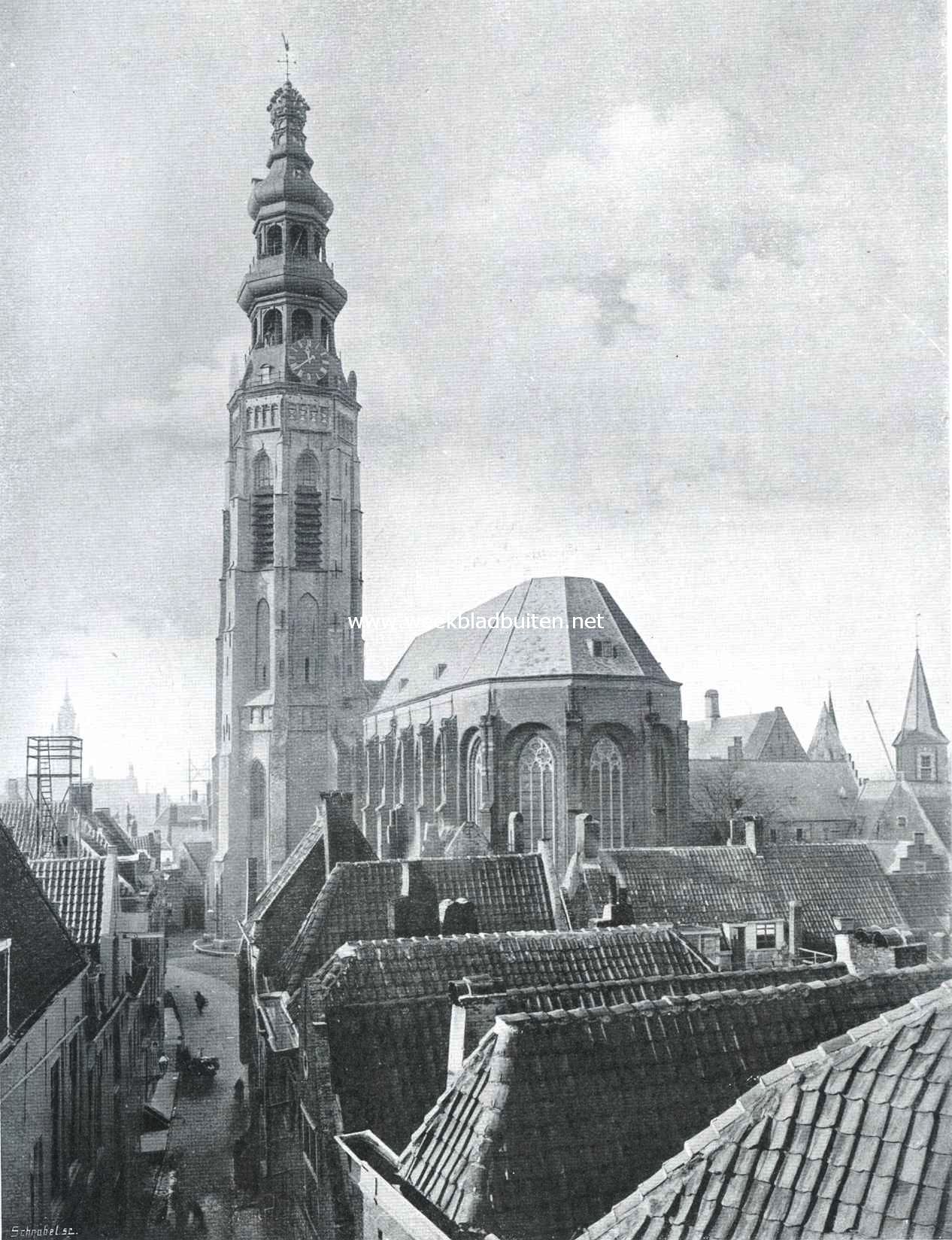 De Abdij-toren te Middelburg, bijgenaamd 